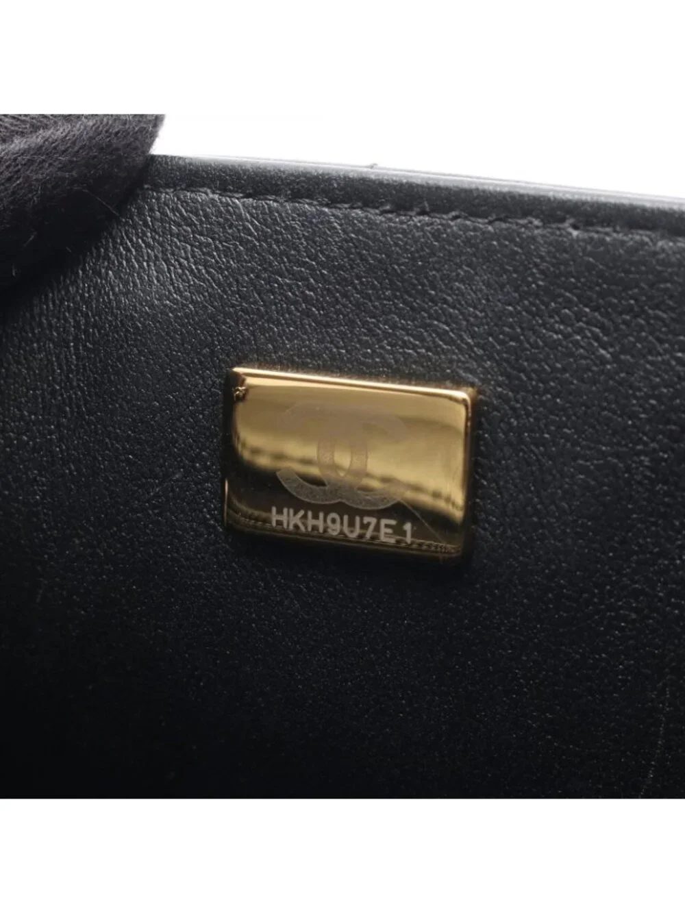 Chanel Shoulder Bag Choco Bar Mini Flap Black Leather Mini Chain